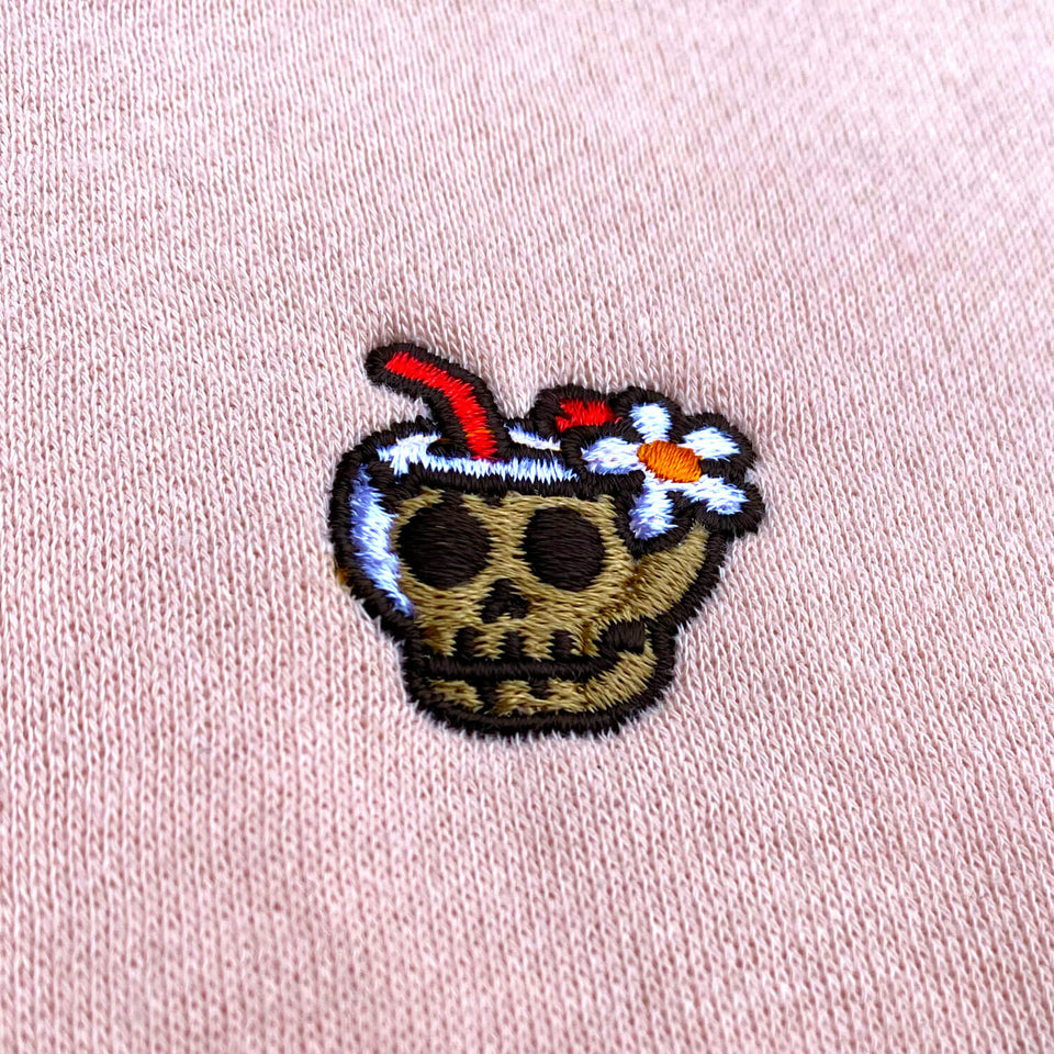 Skullconut - Peach Crop Hoodie