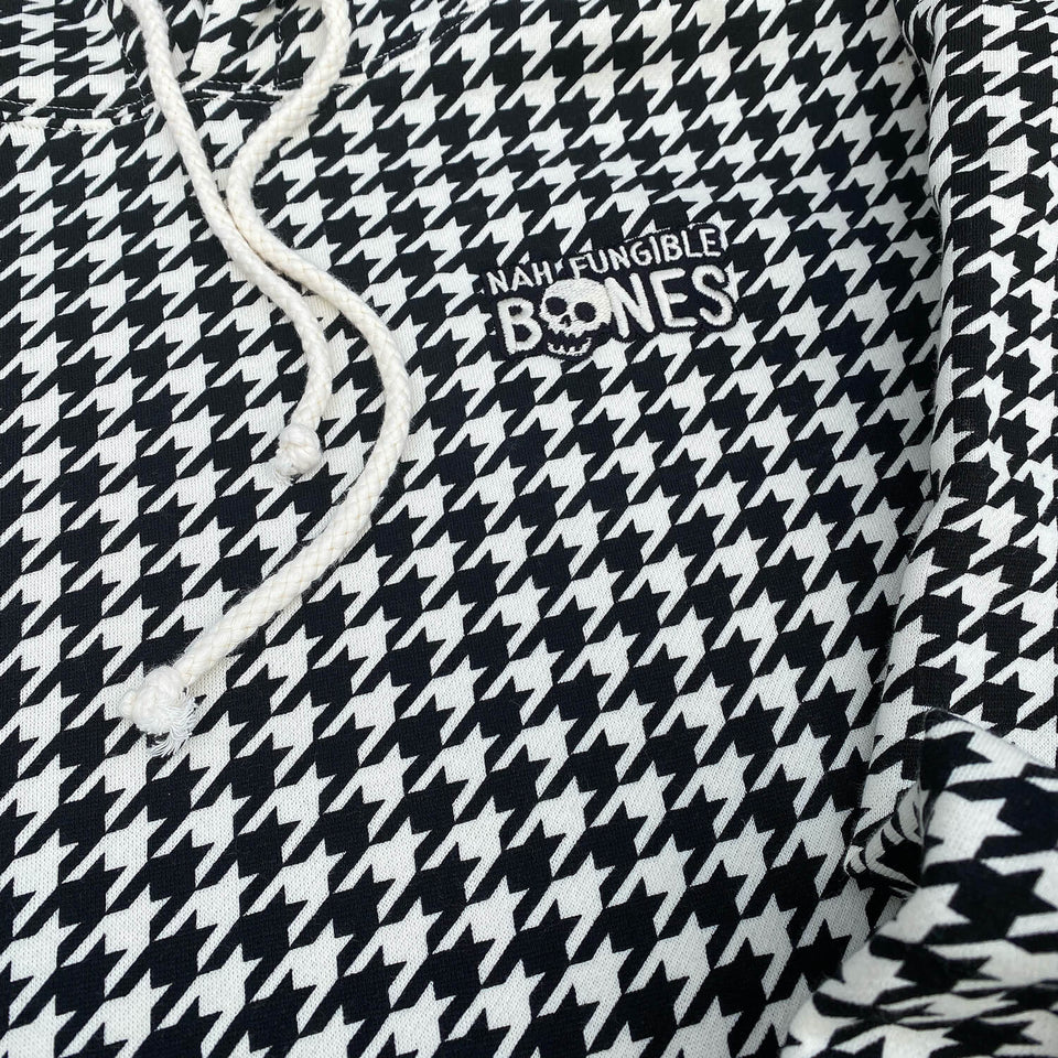 NFB Cream HoundsTooth Hoodie