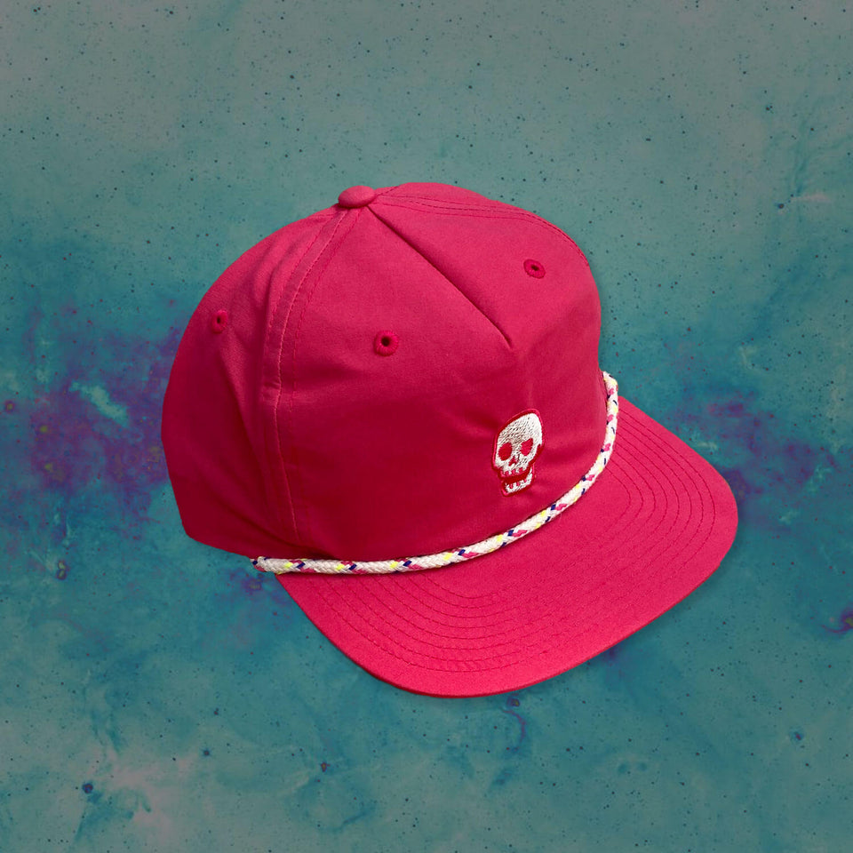 HeyTVM Summer Pink Skull Cap