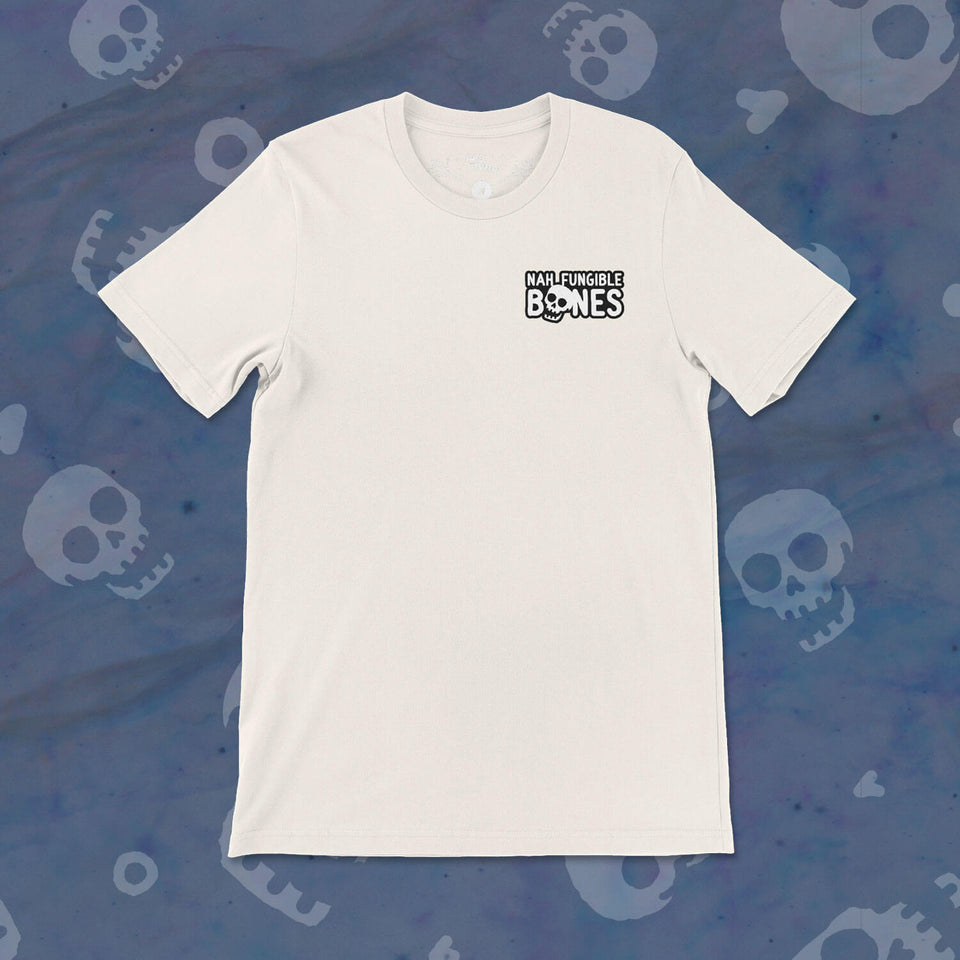 Nah Fungible Bones Skull Grid Tee
